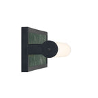 Golden Lighting 1672-BA24 BLK-PRG Matte Black Yep By Golden Lighting Stratum Integrated Led 24in Vanity In Matte Black With Persian Green Marble Image 5