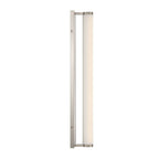 Golden Lighting 1672-BA24 BN-JW Brushed Nickel Yep By Golden Lighting Stratum Integrated Led 24in Vanity In Brushed Nickel With Jazz White Marble Image 6