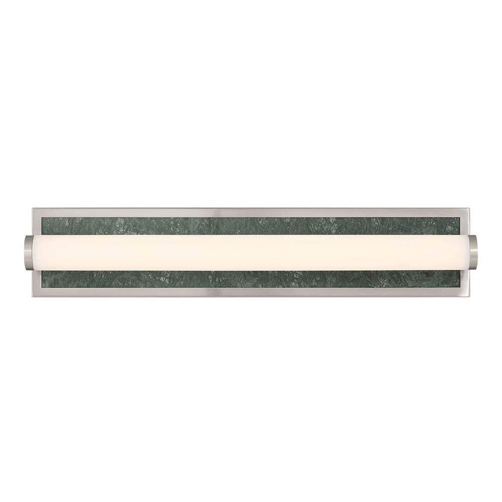 Golden Lighting Stratum Yep By Golden Lighting Stratum Integrated Led 24in Vanity In Brushed Champagne Brass With Persian Green Marble