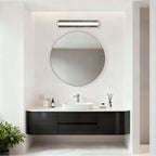 Golden Lighting 1672-BA24 BN-PRG Brushed Nickel Yep By Golden Lighting Stratum Integrated Led 24in Vanity In Brushed Nickel With Persian Green Marble Image 3