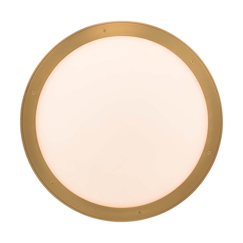 Golden Lighting 1700-17 BCB-EG Brushed Champagne Brass Golden Lighting Cameron Integrated Led 17in Pendant In Brushed Champagne Brass With Etched Glass Image 5