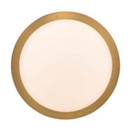 Golden Lighting 1700-17 BCB-EG Brushed Champagne Brass Golden Lighting Cameron Integrated Led 17in Pendant In Brushed Champagne Brass With Etched Glass Image 5