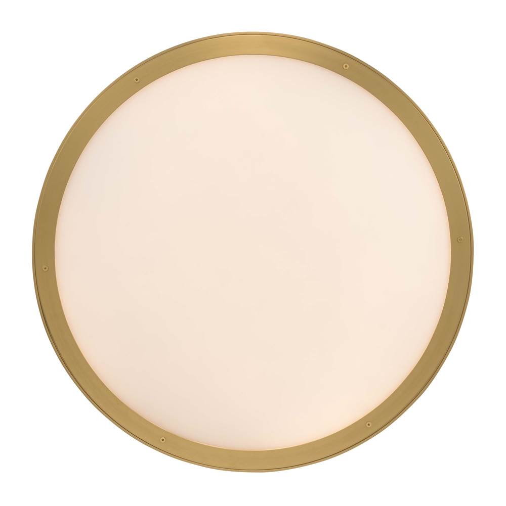 Golden Lighting 1700-24 BCB-EG Brushed Champagne Brass Golden Lighting Cameron Integrated Led 24in Pendant In Brushed Champagne Brass With Etched Glass Image 6