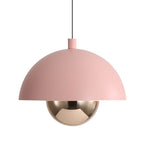 Golden Lighting 1816-1S DRS-CPR Dusty Rose Wry Lighting Vintra Integrated Led Pendant In Dusty Rose Image 1