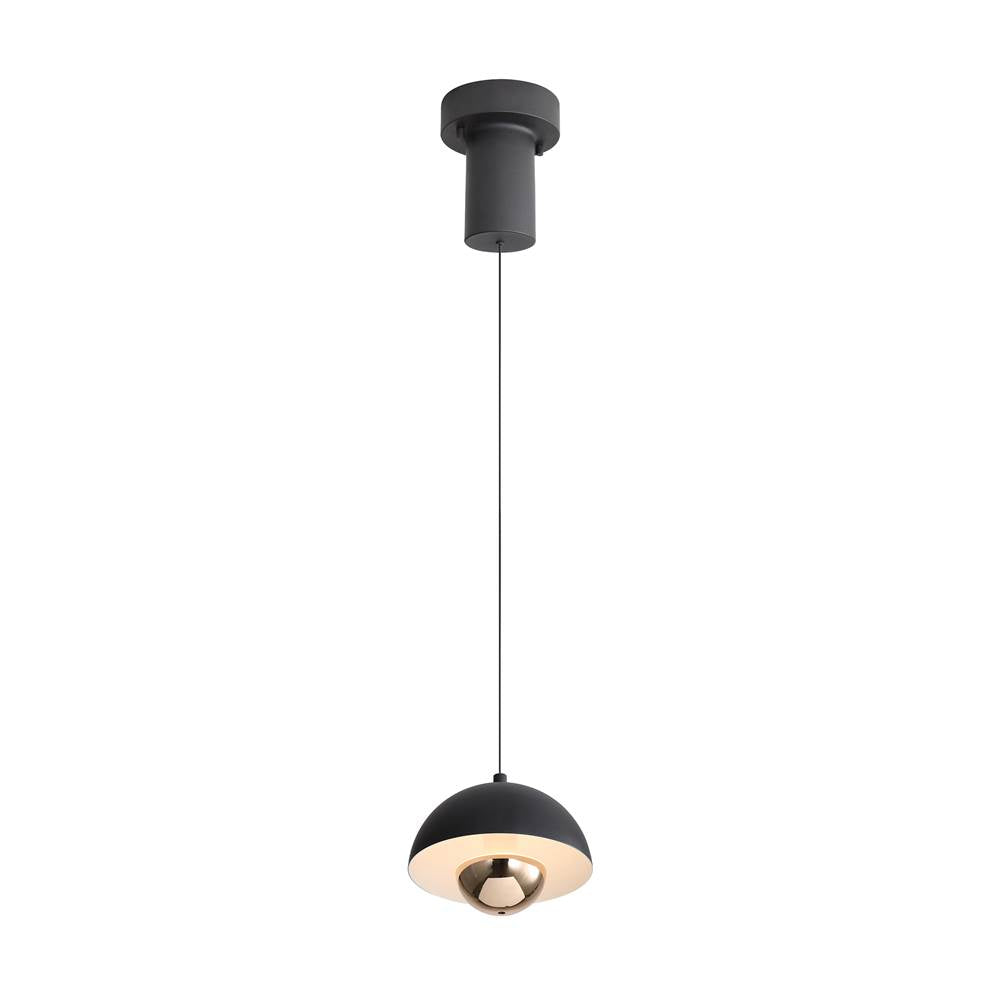 Golden Lighting Vintra Wry Lighting Vintra Integrated Led Pendant In Dusty Rose