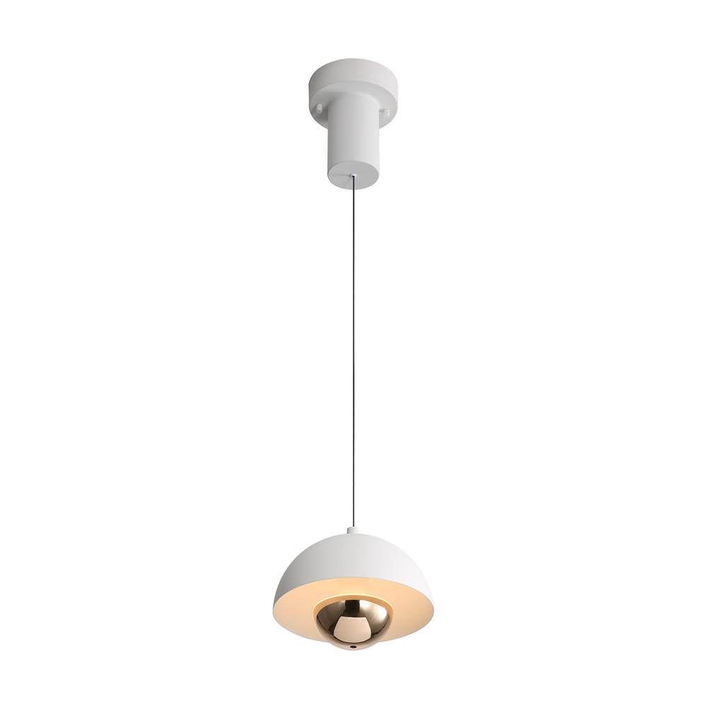 Golden Lighting Vintra Wry Lighting Vintra Integrated Led Pendant In Dusty Rose