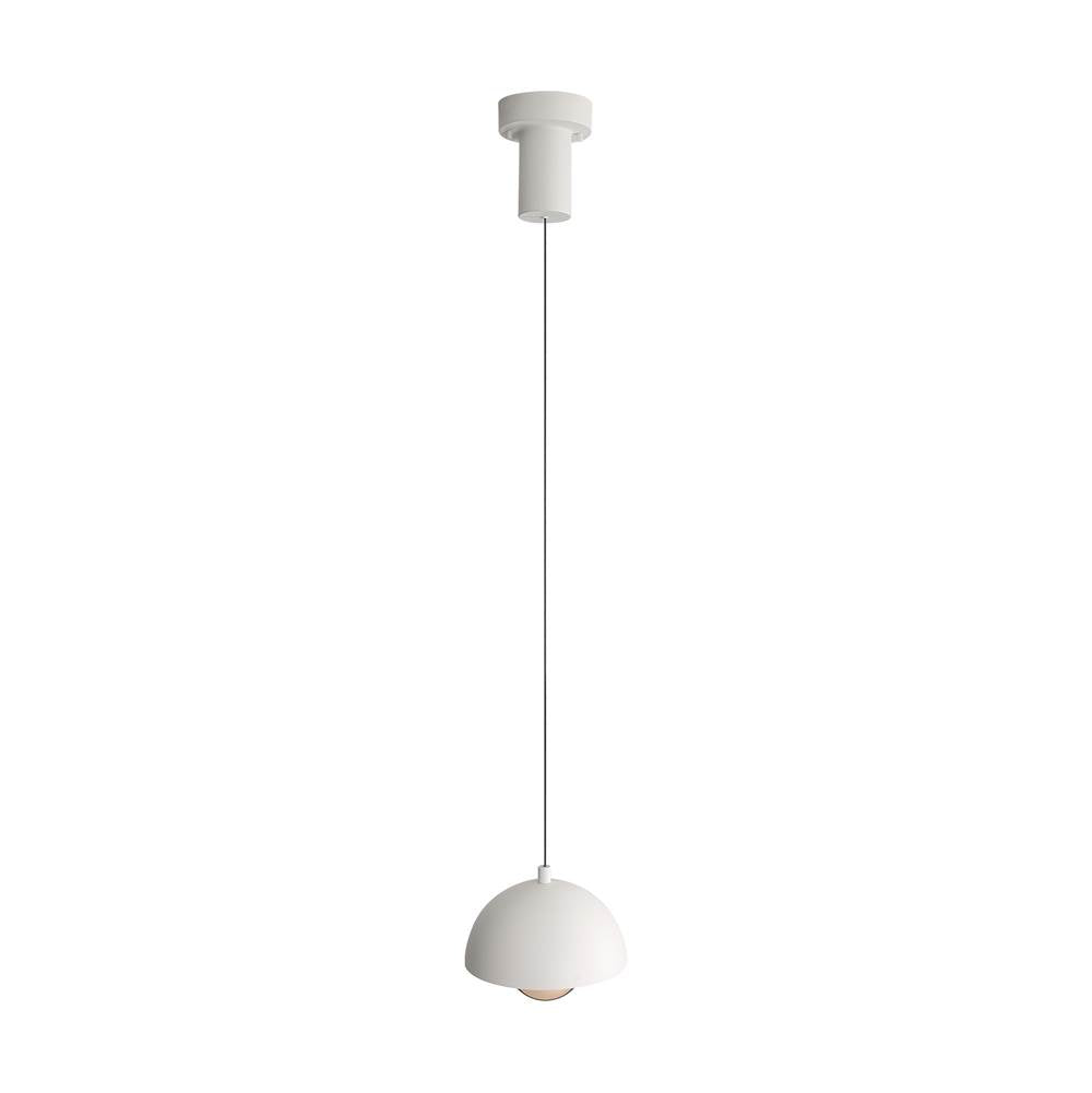 Golden Lighting 1816-1S SNW-CPR Sand White Wry Lighting Vintra Integrated Led Pendant In Sand White And Copper Shade Image 5