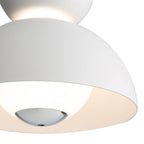Golden Lighting 1816-2S SNW-CH Sand White Wry Lighting Vintra Integrated Led Pendant In Sand White And Chrome Shade Image 4