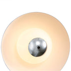 Golden Lighting 1816-2S SNW-CH Sand White Wry Lighting Vintra Integrated Led Pendant In Sand White And Chrome Shade Image 6