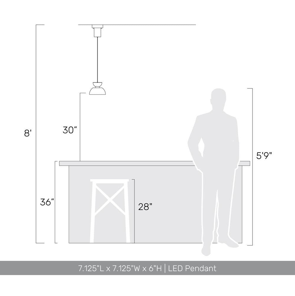 Golden Lighting 1816-2S SNW-CH Sand White Wry Lighting Vintra Integrated Led Pendant In Sand White And Chrome Shade Image 2