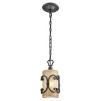 Golden Lighting 1821-M1L BI Black Iron Wry Lighting Madera 1-light Pendant In Black Iron Image 2
