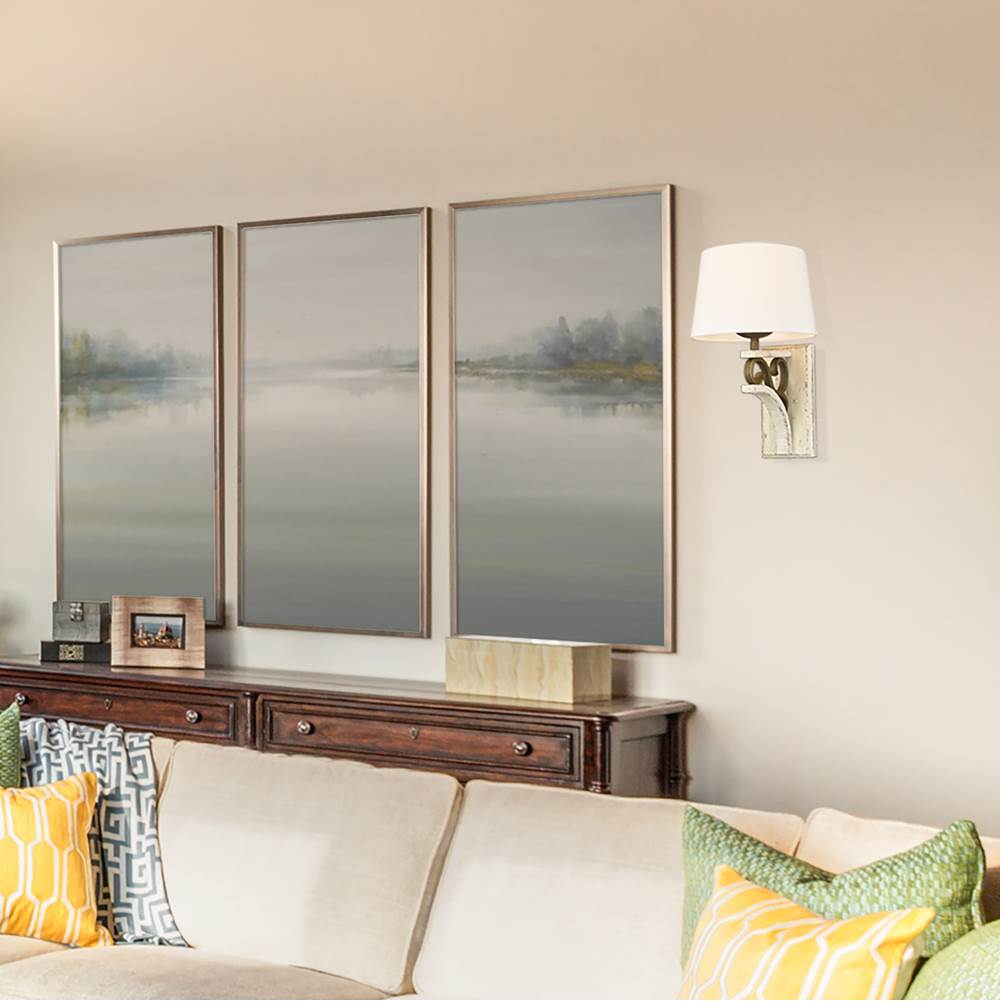 Golden Lighting 1832-1W BC-CDW Burnished Chestnut Golden Lighting Solay 1-light Wall Sconce In Burnished Chestnut Image 4