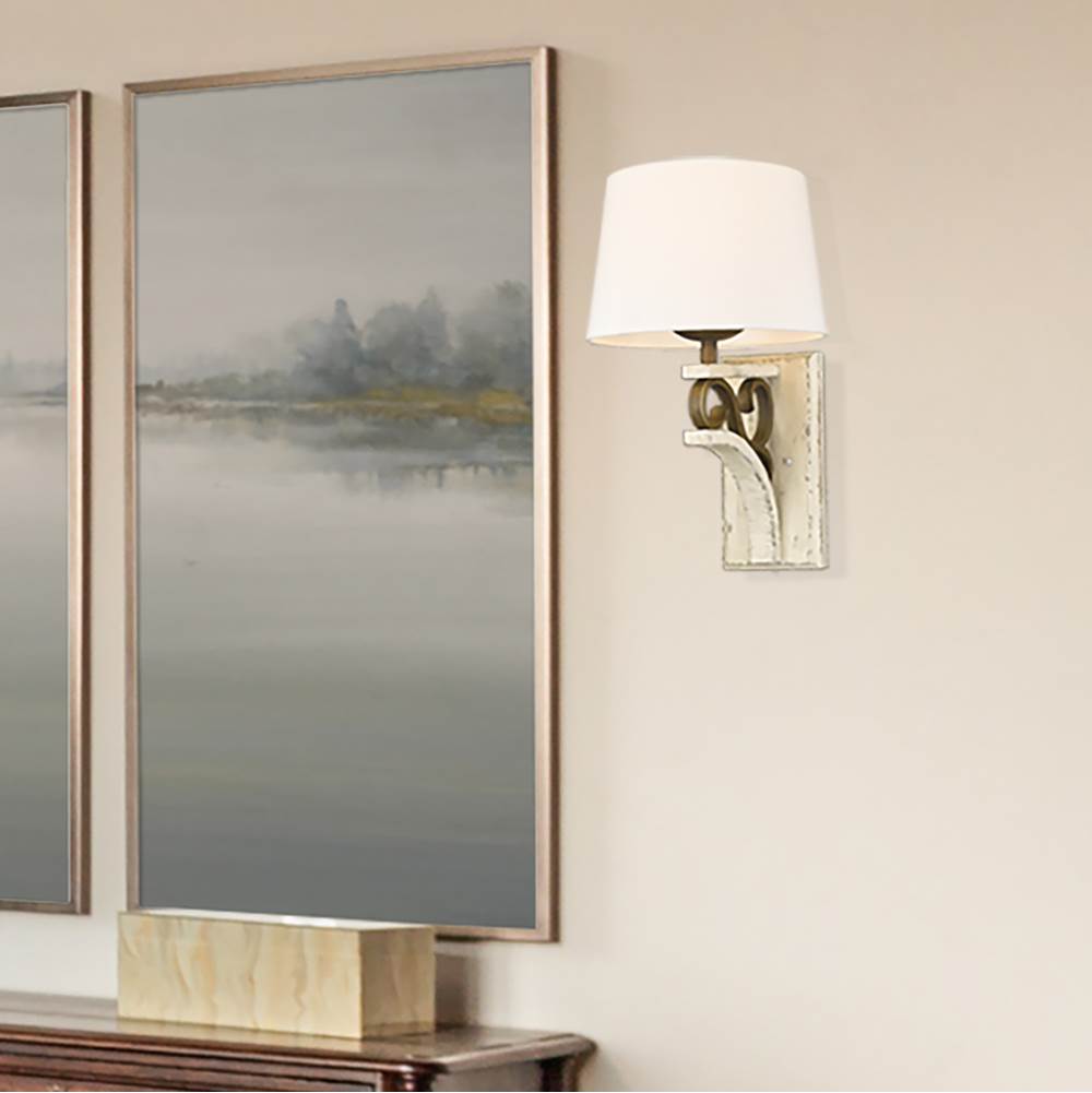 Golden Lighting 1832-1W BC-CDW Burnished Chestnut Golden Lighting Solay 1-light Wall Sconce In Burnished Chestnut Image 3