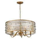 Golden Lighting 1993-5 PG Peruvian Gold Golden Lighting Joia 5-light Chandelier In Peruvian Gold Image 1