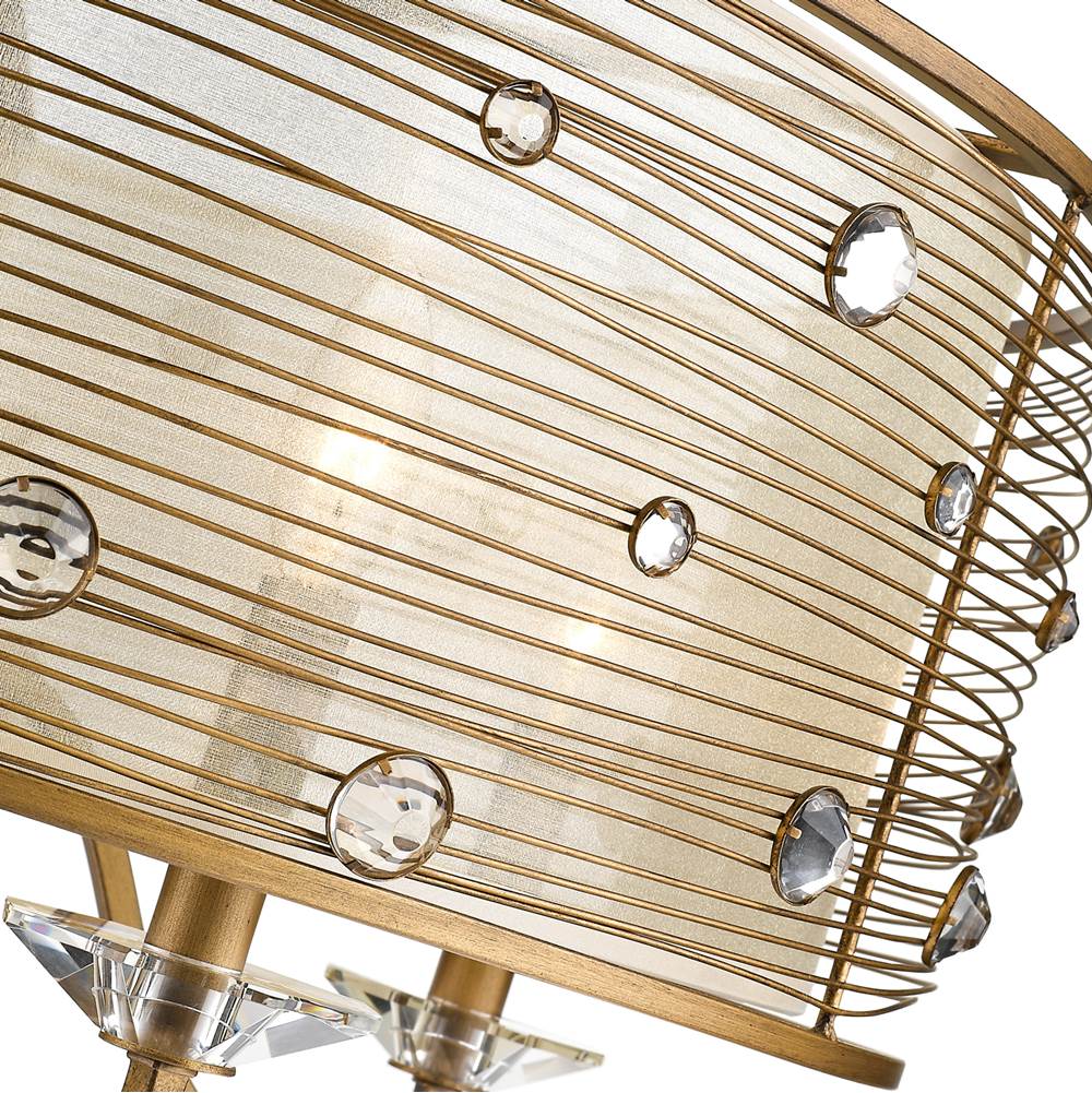 Golden Lighting Joia Golden Lighting Joia 5-light Chandelier In Peruvian Gold