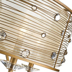 Golden Lighting Joia Golden Lighting Joia 5-light Chandelier In Peruvian Gold