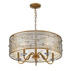 Golden Lighting 1993-5 PG Peruvian Gold Golden Lighting Joia 5-light Chandelier In Peruvian Gold Image 3