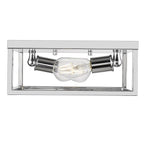 Golden Lighting 2072-FM CH Chrome Golden Lighting Wesson 2-light Flush Mount In Chrome Image 3
