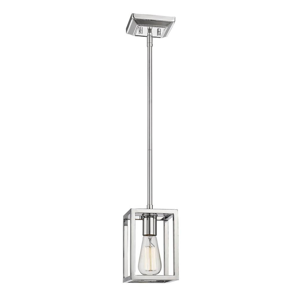Golden Lighting Wesson Golden Lighting Wesson 1-light Pendant In Matte Black