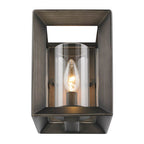 Golden Lighting Smyth Golden Lighting Smyth 1-light Wall Sconce In Gunmetal Bronze