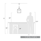 Golden Lighting 2073-M3 BLK-CLR Matte Black Golden Lighting Smyth 3-light Chandelier In Matte Black Image 2