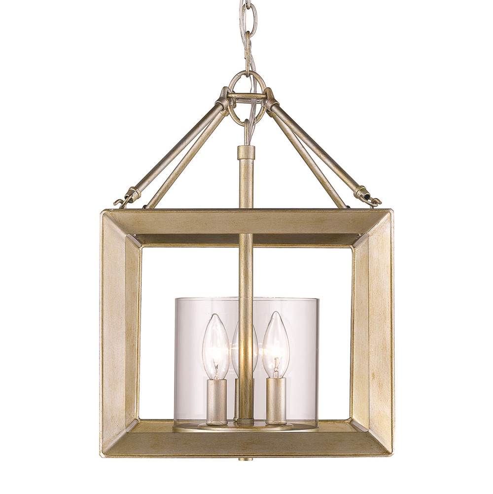 Golden Lighting Smyth Golden Lighting Smyth 3-light Chandelier In Matte Black