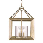 Golden Lighting Smyth Golden Lighting Smyth 3-light Chandelier In Matte Black
