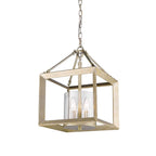 Golden Lighting Smyth Golden Lighting Smyth 3-light 17''h Semi-flush Mount In Matte Black And Clear Glass