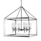 Golden Lighting 2074-6 CH-CLR Chrome Wry Lighting Smyth 6-light Chandelier In Chrome Image 2