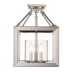 Golden Lighting 2074-M3 CH-CLR Chrome Wry Lighting Smyth 3-light Chandelier In Chrome Image 2