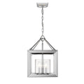 Golden Lighting 2074-SF CH-CLR Chrome Wry Lighting Smyth 3-light Semi-flush Mount In Chrome Image 1