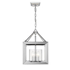 Golden Lighting 2074-SF CH-CLR Chrome Wry Lighting Smyth 3-light Semi-flush Mount In Chrome Image 1