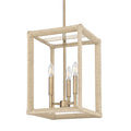 Golden Lighting 2075-3P MBS-LNR Modern Brass Wry Lighting Kimber 3-light Pendant In Modern Brass Image 1