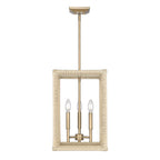 Golden Lighting Kimber Wry Lighting Kimber 3-light Pendant In Modern Brass