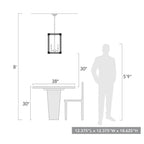 Golden Lighting 2075-3P MBS-LNR Modern Brass Wry Lighting Kimber 3-light Pendant In Modern Brass Image 2