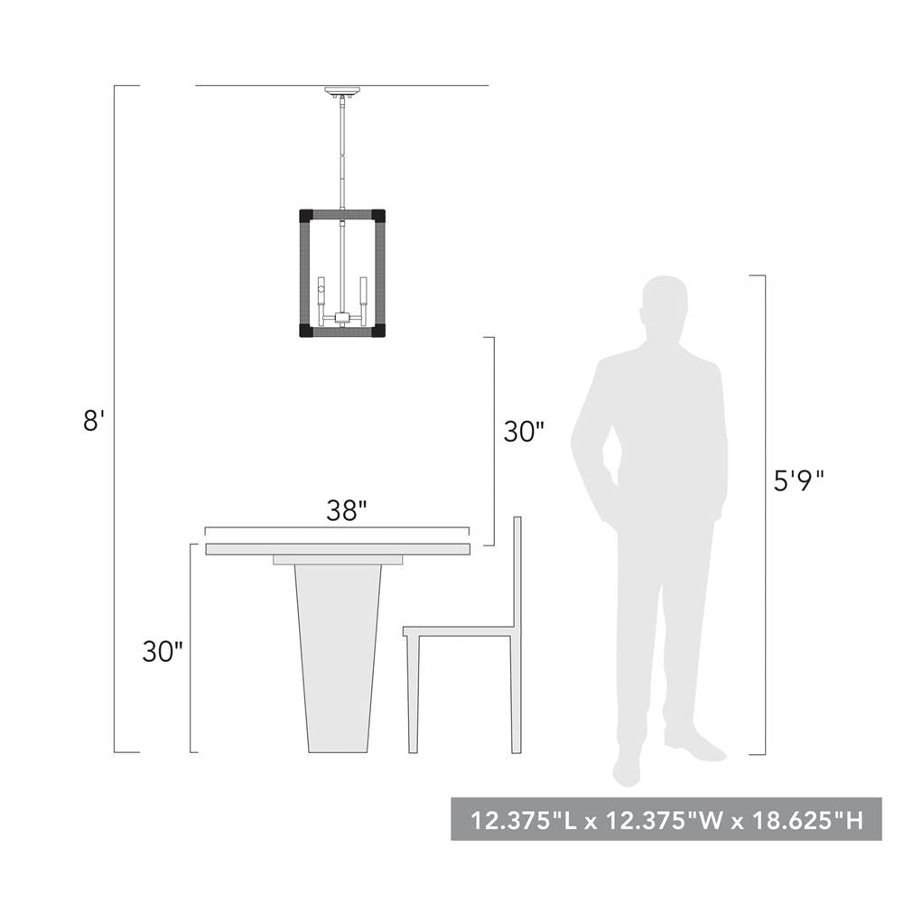 Golden Lighting 2075-3P MBS-LNR Modern Brass Wry Lighting Kimber 3-light Pendant In Modern Brass Image 2