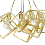 Golden Lighting 2086-5P OG Olympic Gold Golden Lighting Cassio 5-light Chandelier In Olympic Gold Image 5