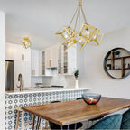 Golden Lighting 2086-5P OG Olympic Gold Golden Lighting Cassio 5-light Chandelier In Olympic Gold Image 4