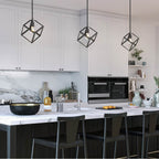 Golden Lighting 2086-M1L BLK Matte Black Golden Lighting Cassio 1-light Pendant In Matte Black Image 3