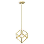 Golden Lighting Cassio Golden Lighting Cassio 1-light Pendant In Matte Black