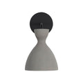 Golden Lighting 2173-OWL GCT Matte Black Golden Lighting Aethera Integrated Led Wall Sconce In Grey Cement Image 1