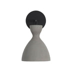 Golden Lighting 2173-OWL GCT Matte Black Golden Lighting Aethera Integrated Led Wall Sconce In Grey Cement Image 1