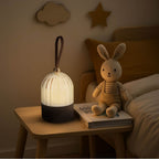 Golden Lighting 2253-4 BLK Matte Black Wry Lighting Lunari Integrated Led Table Lamp In Matte Black Image 3
