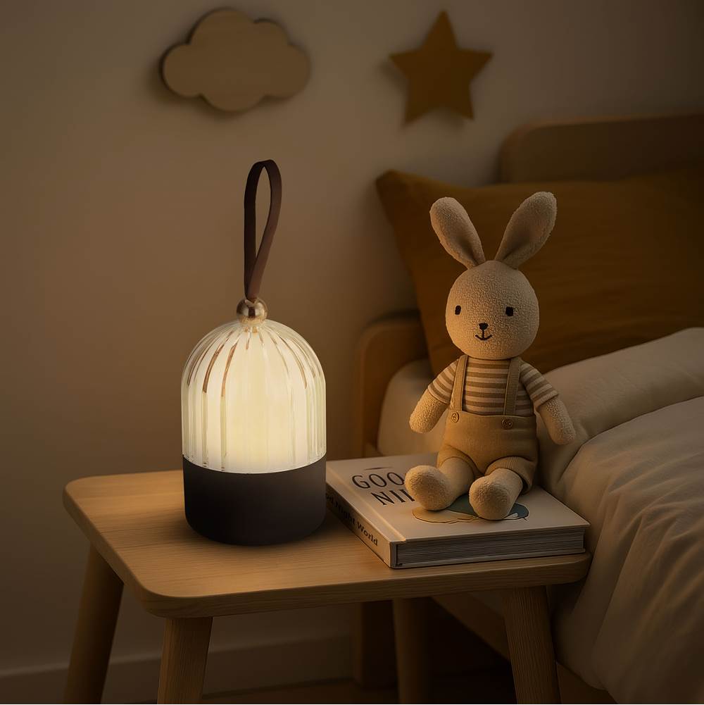 Golden Lighting 2253-4 BLK Matte Black Wry Lighting Lunari Integrated Led Table Lamp In Matte Black Image 3