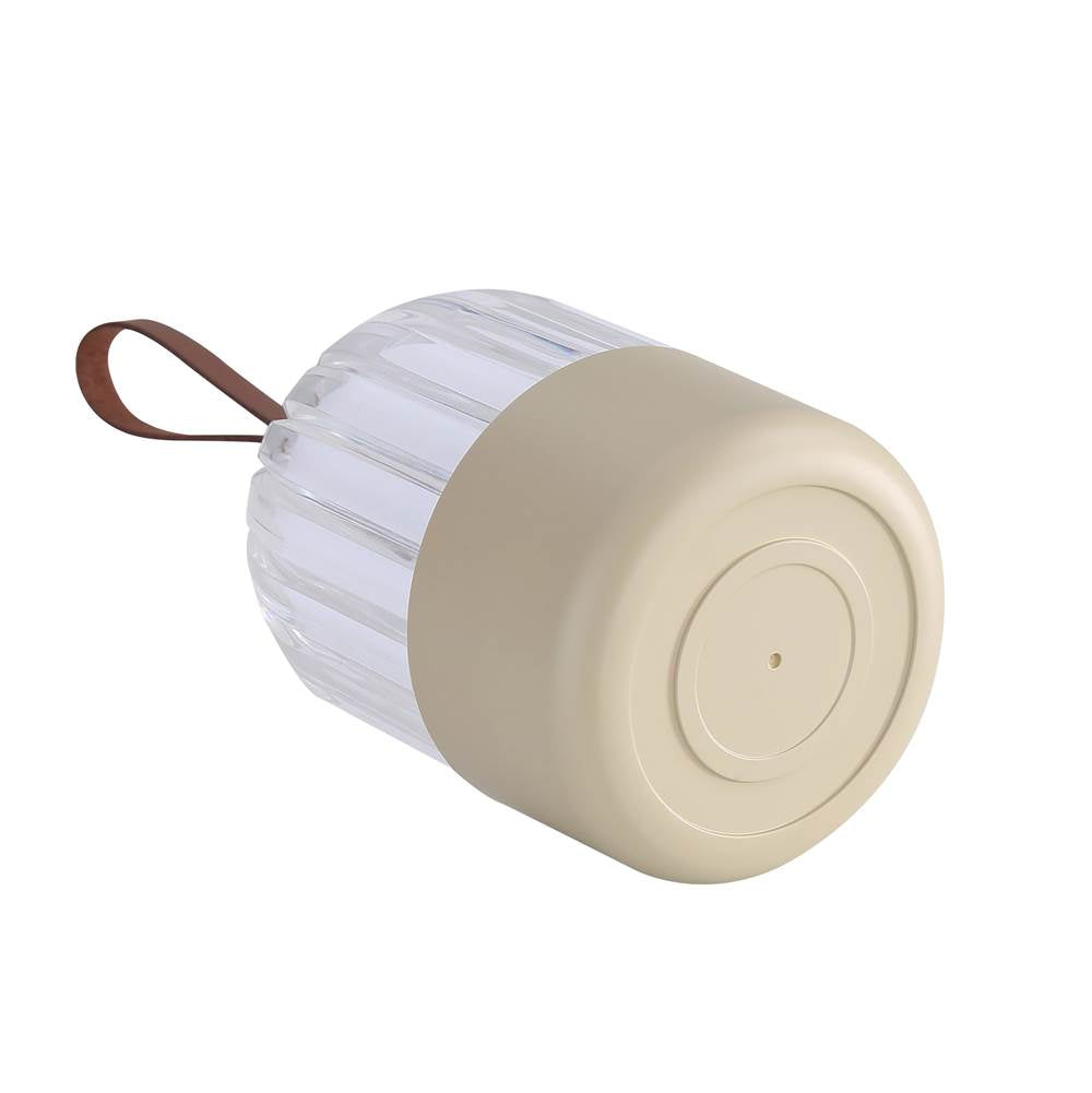 Golden Lighting 2253-4 WHT Matte White Wry Lighting Lunari Integrated Led Table Lamp In Matte White Image 4