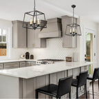 Golden Lighting 3072-3P NB Natural Black Golden Lighting Athena 3-light Pendant In Natural Black Image 4