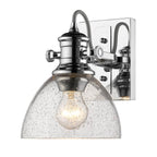 Golden Lighting 3118-1SF CH-SD Chrome Yep By Golden Lighting Hines 1-light Semi-flush Mount In Chrome Image 2