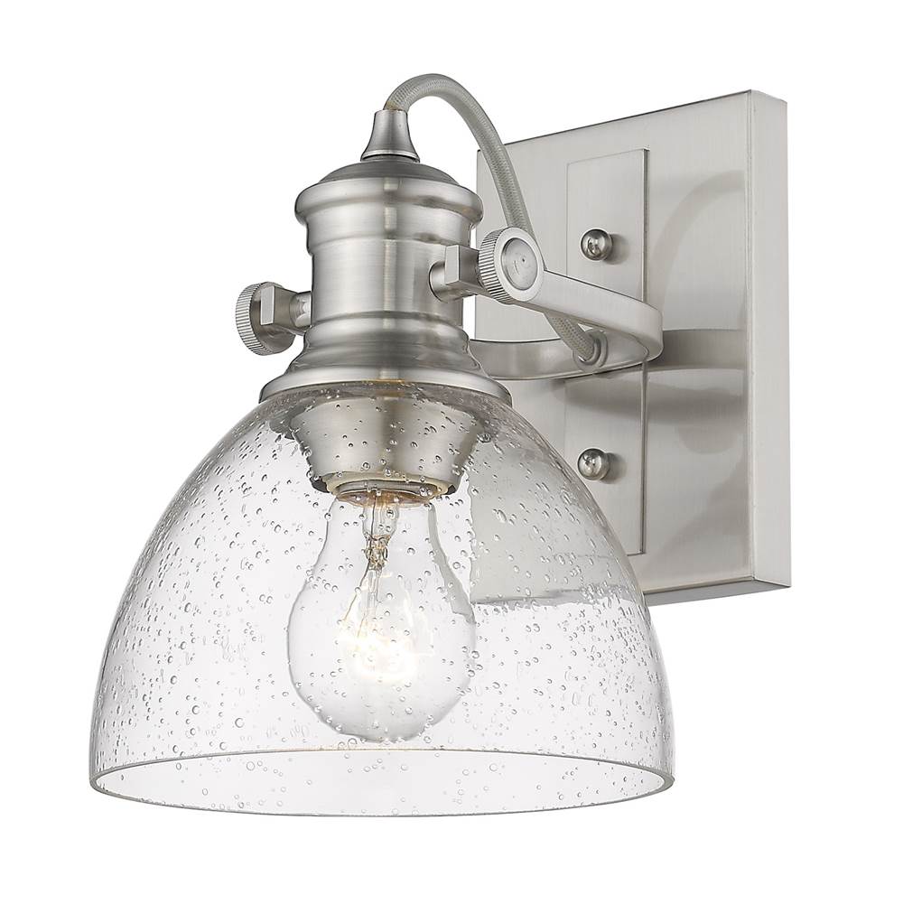 Golden Lighting 3118-1SF PW-SD Pewter Yep By Golden Lighting Hines 1-light Semi-flush Mount In Pewter Image 2