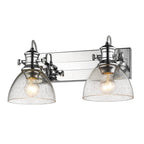 Golden Lighting 3118-2SF CH-SD Chrome Yep By Golden Lighting Hines 2-light Semi-flush Mount In Chrome Image 2