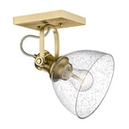Golden Lighting 3118-BA1 BCB-SD Brushed Champagne Brass Yep By Golden Lighting Hines 1-light Vanity In Brushed Champagne Brass Image 5